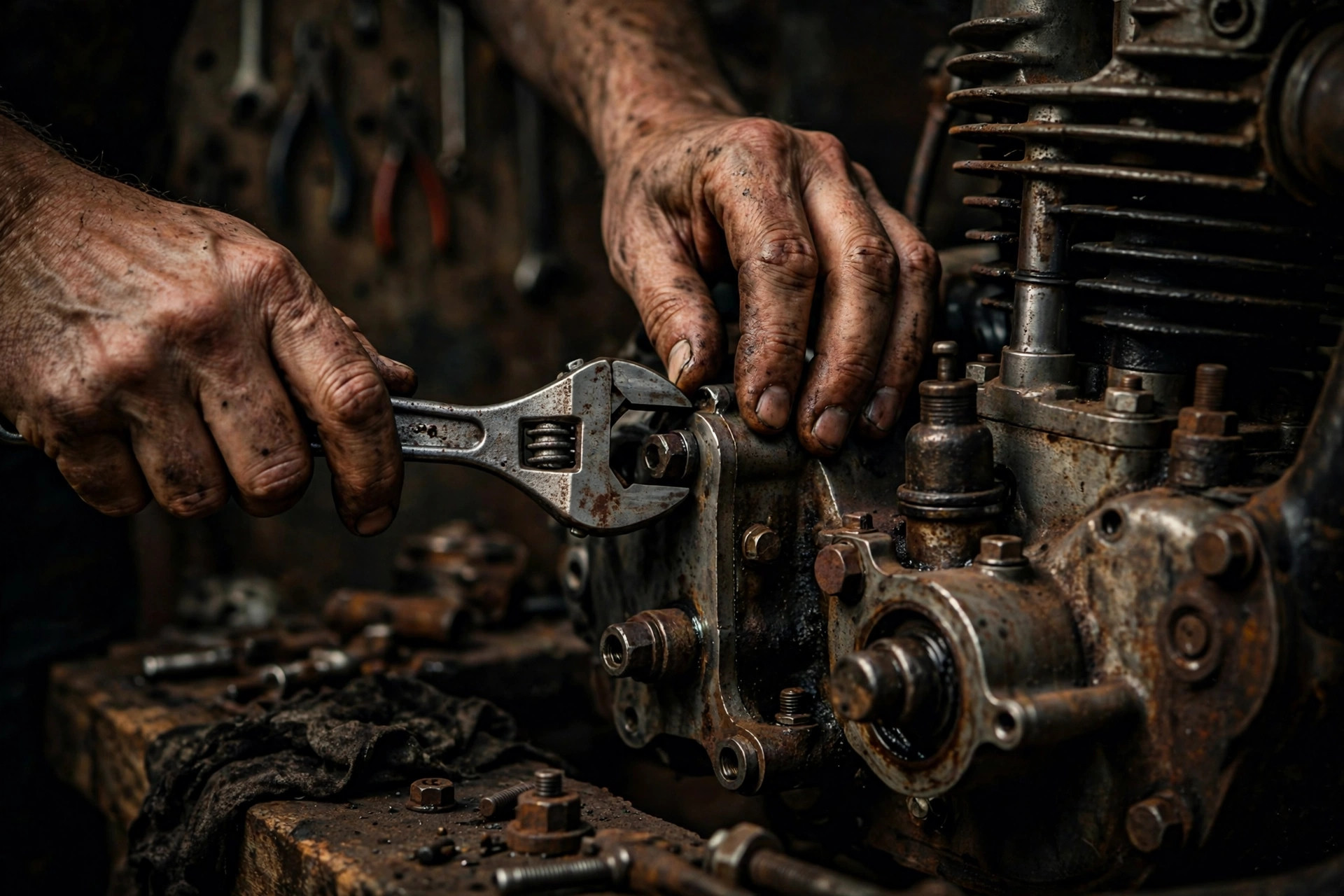 Workshop perawatan motor klasik